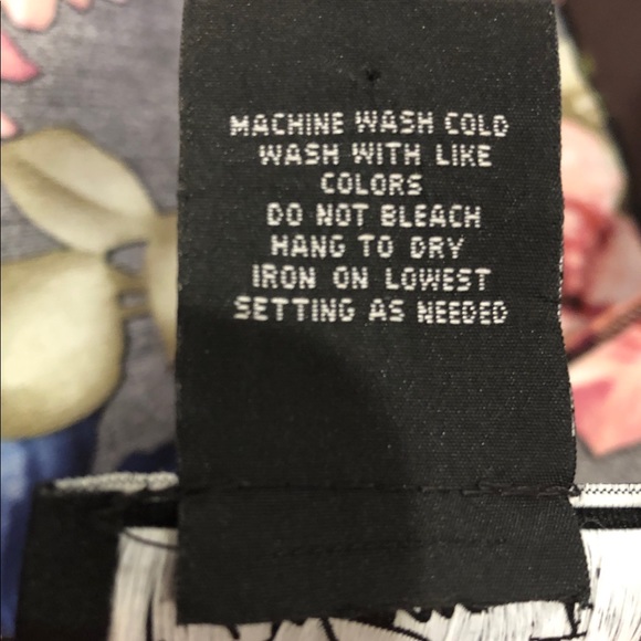 Fun and Functional Black Floral Gown Size 6/8 - Picture 6 of 6